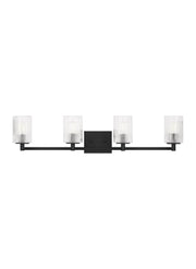 Lando 4-Light Bath Vanity Light in Midnight Black