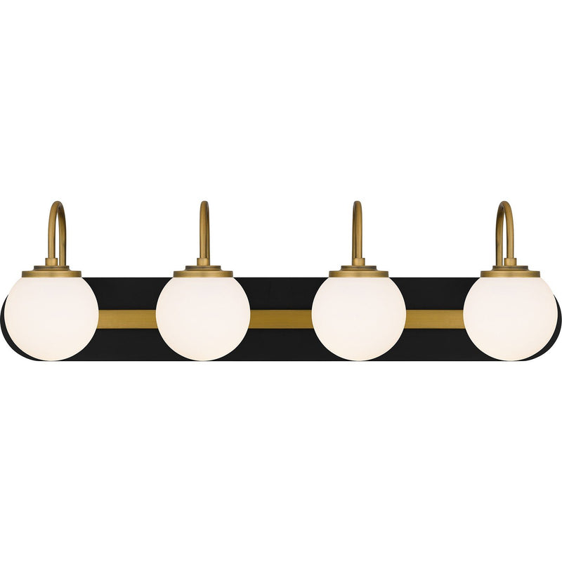 Desmond 4-Light Bath Vanity Light in Matte Black