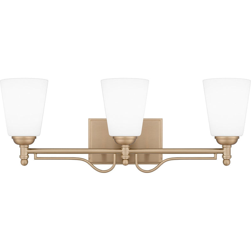 Esther 3-Light Bath Vanity Light in Bronze Gold