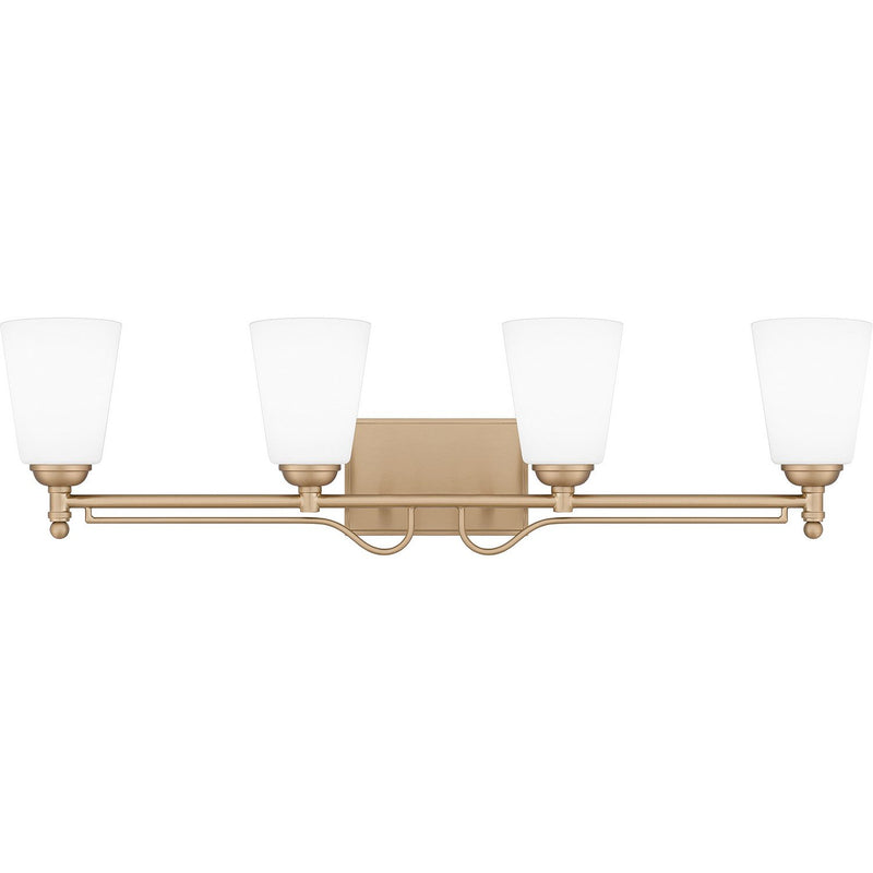 Esther 4-Light Bath Vanity Light in Bronze Gold