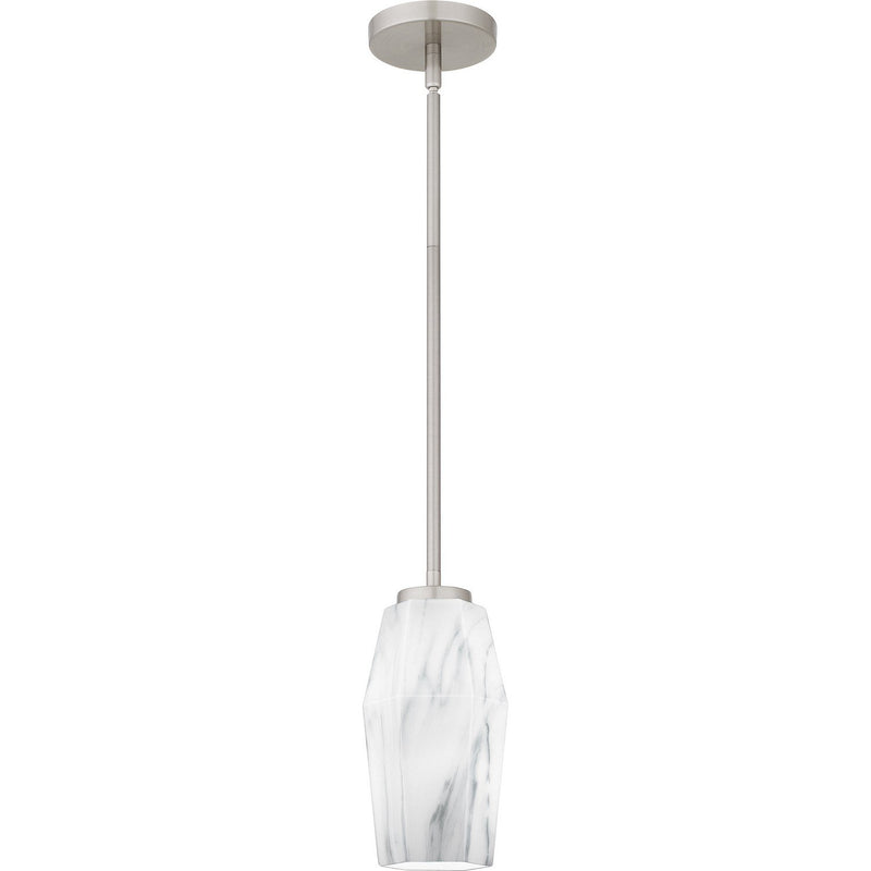 Fogel Mini Pendant in Brushed Nickel