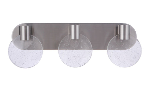 Glisten 3 Light 21.5" LED Vanity in Brushed Polished Nickel