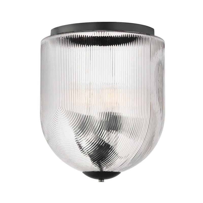 Dune 16" Flush Mount in Black