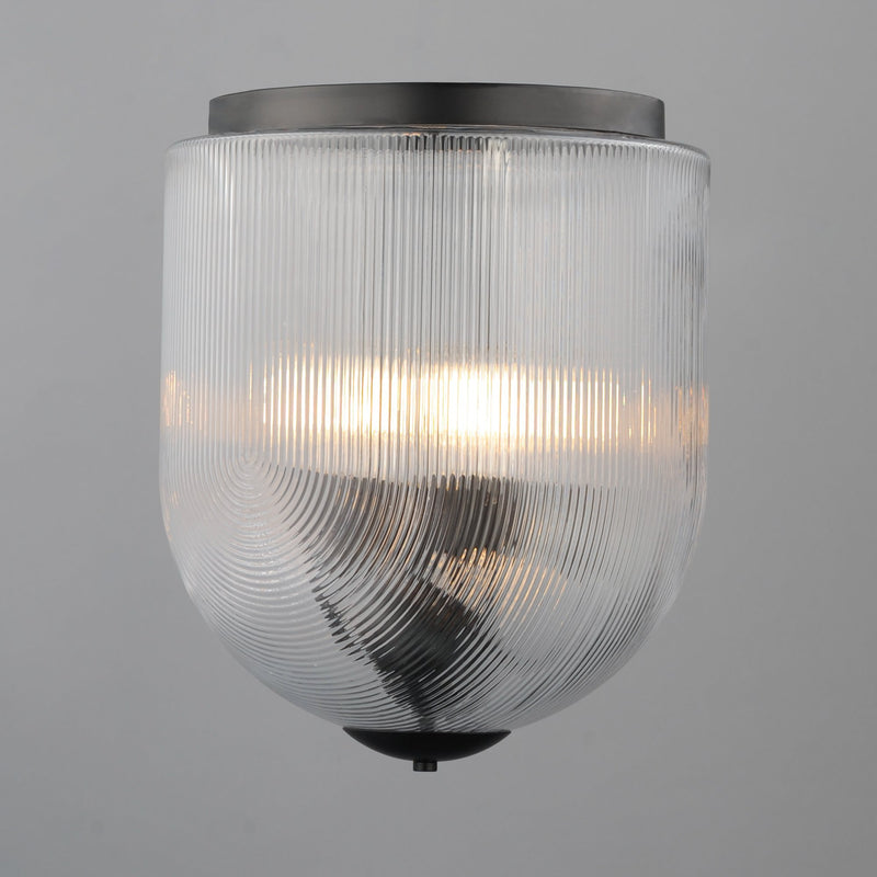 Dune 16" Flush Mount in Black