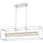 Dazzle 36" Linear Pendant in Polished Chrome
