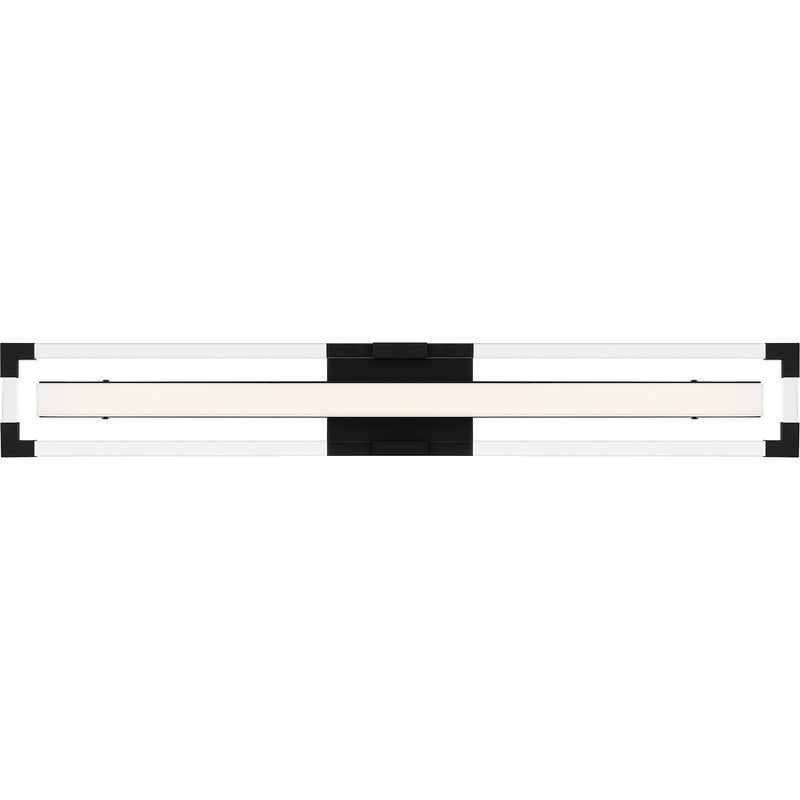 Elias 32" Bath Vanity Light in Matte Black