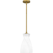 Stetson 6" Mini Pendant in Brushed Gold