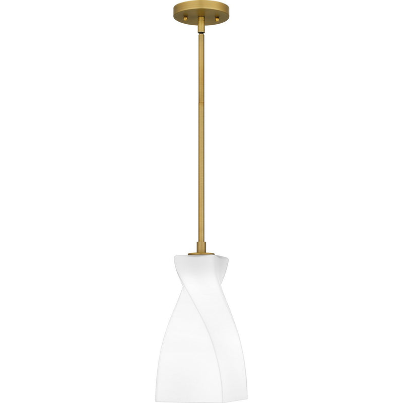 Stetson 6" Mini Pendant in Brushed Gold