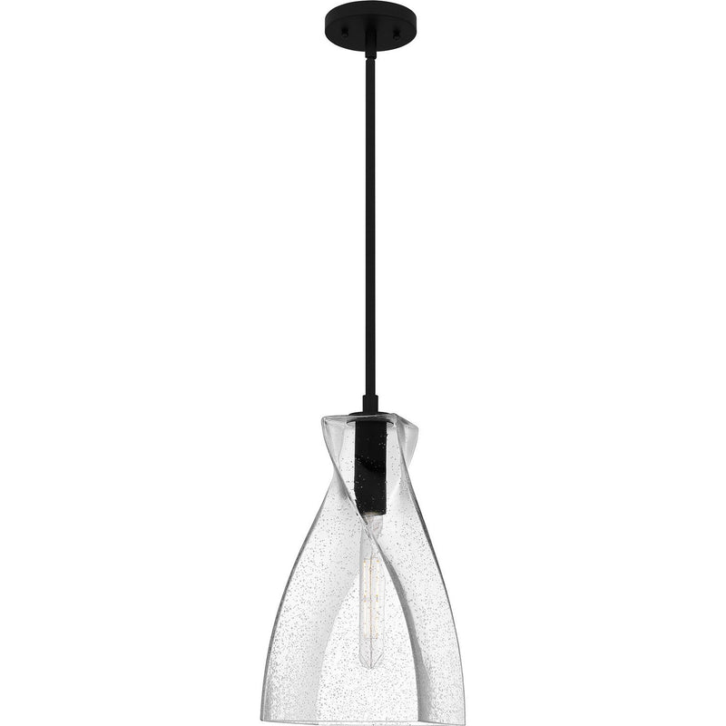 Stetson 8" Mini Pendant in Matte Black