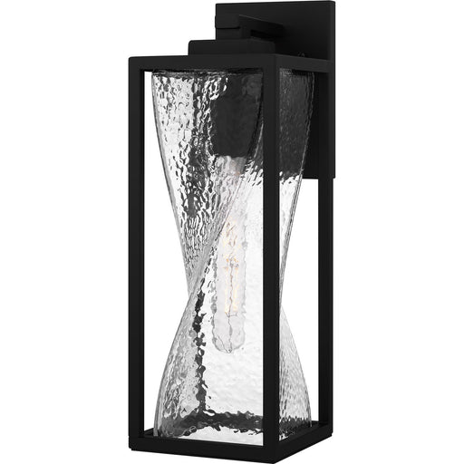 Zarah Medium Outdoor Wall Lantern in Matte Black