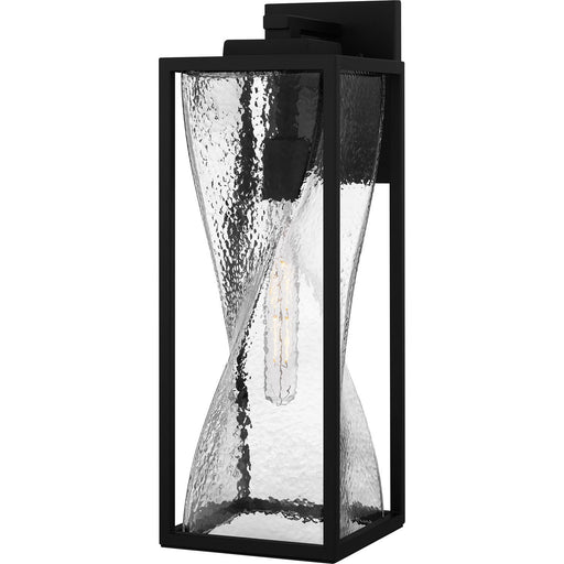Zarah Large Outdoor Wall Lantern in Matte Black