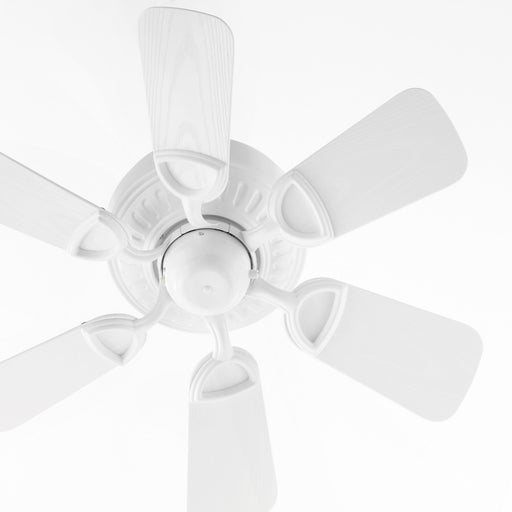 Medallion Patio 30" 6-Blade Hugger Ceiling Fan in Studio White