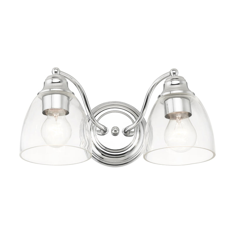 Montgomery 2-Light Bath Vanity Light in Polished Chrome