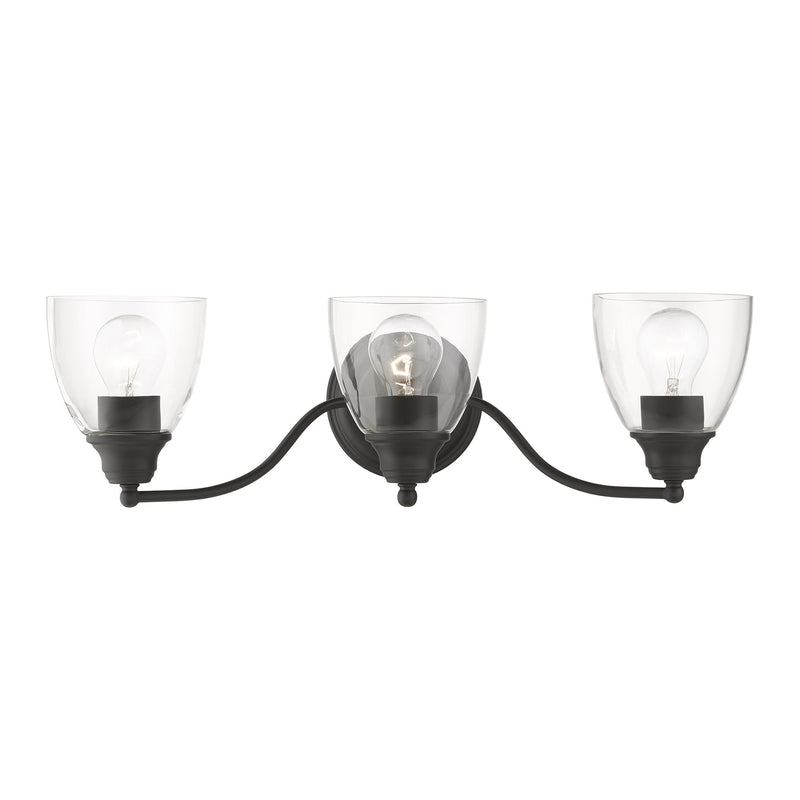 Montgomery 3-Light Bath Vanity Light in Black