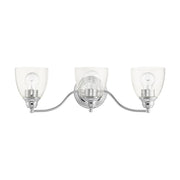 Montgomery 3-Light Bath Vanity Light in Polished Chrome