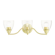 Montgomery 3-Light Bath Vanity Light in Satin Brass