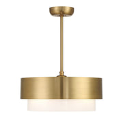 Diana 24" Fan D'Lier in Warm Brass
