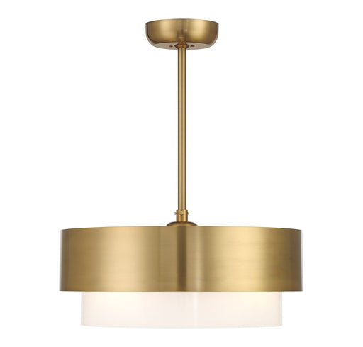 Diana 24" Fan D'Lier in Warm Brass