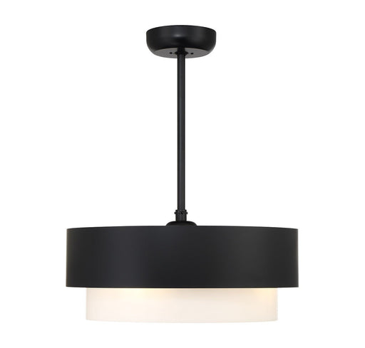 Diana 24" Fan D'Lier in Matte Black