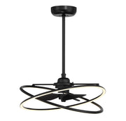 Dorado 25" Fan D'Lier in Matte Black