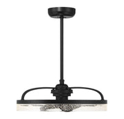 Lyria 24" Fan D'Lier in Matte Black