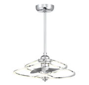 Hydra 24" Fan D'Lier in Polished Chrome