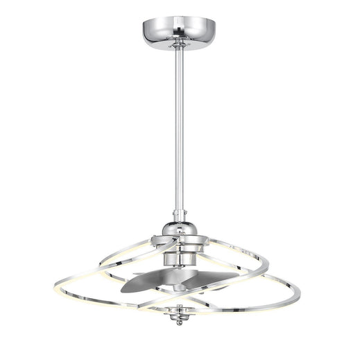Hydra 24" Fan D'Lier in Polished Chrome