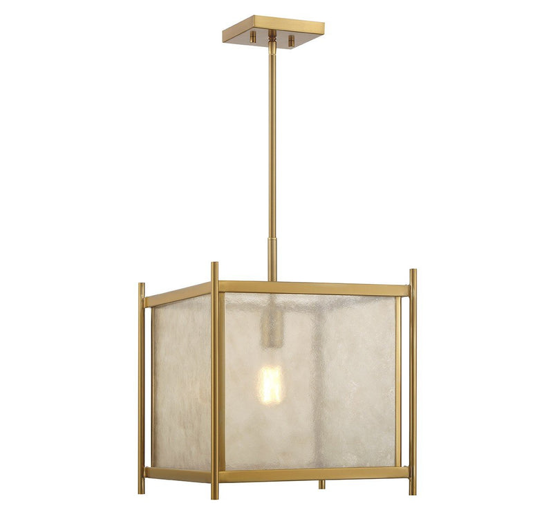 Jacobs Lantern Pendant in Warm Brass
