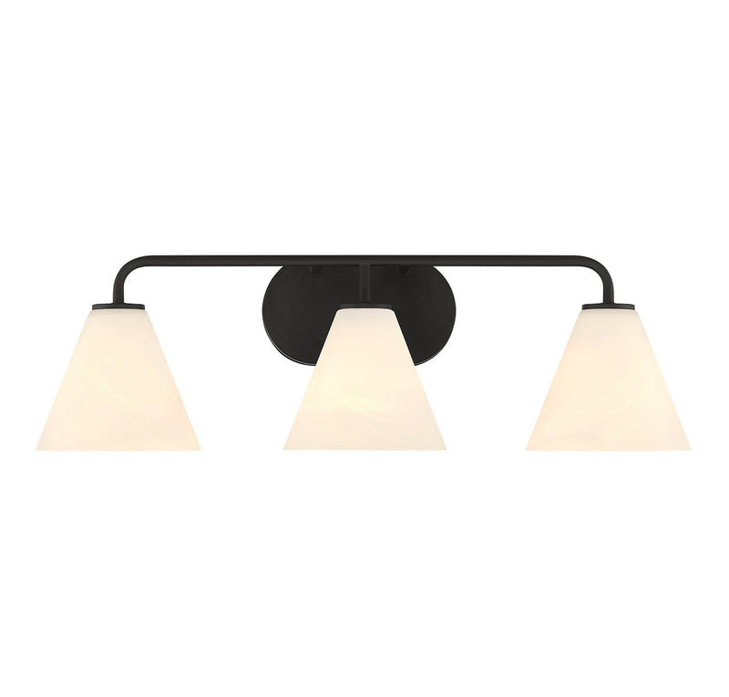 Blair 3-Light Bath Vanity Light in Matte Black