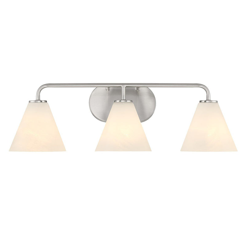 Blair 3-Light Bath Vanity Light in Satin Nickel