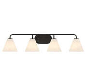 Blair 4-Light Bath Vanity Light in Matte Black