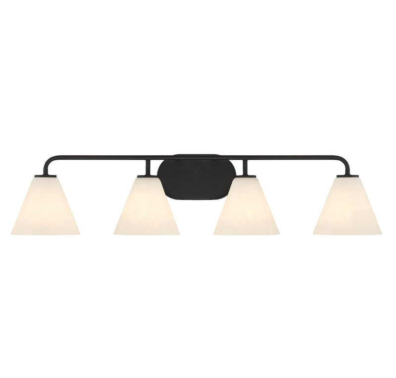 Blair 4-Light Bath Vanity Light in Matte Black