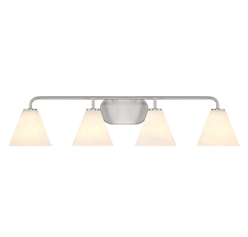 Blair 4-Light Bath Vanity Light in Satin Nickel