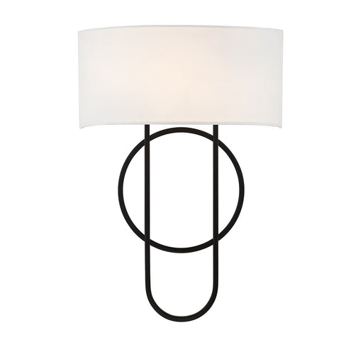 Tempe 2-Light Wall Sconce in Matte Black