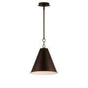 Veritas 12" Pendant in Chestnut Bronze