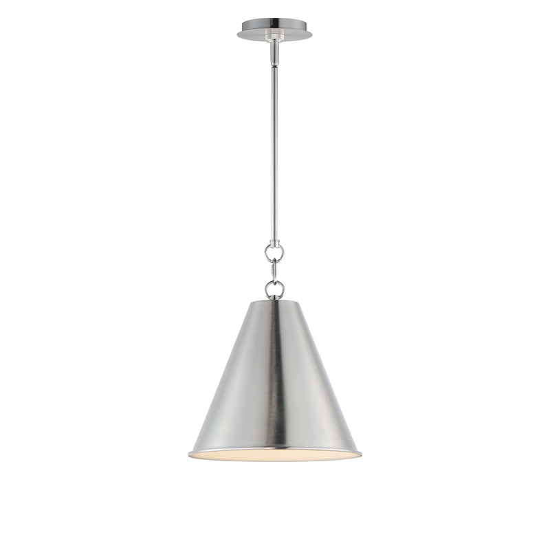 Veritas 12" Pendant in Satin Nickel