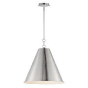 Veritas 18" Pendant in Satin Nickel