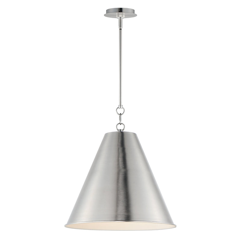 Veritas 18" Pendant in Satin Nickel