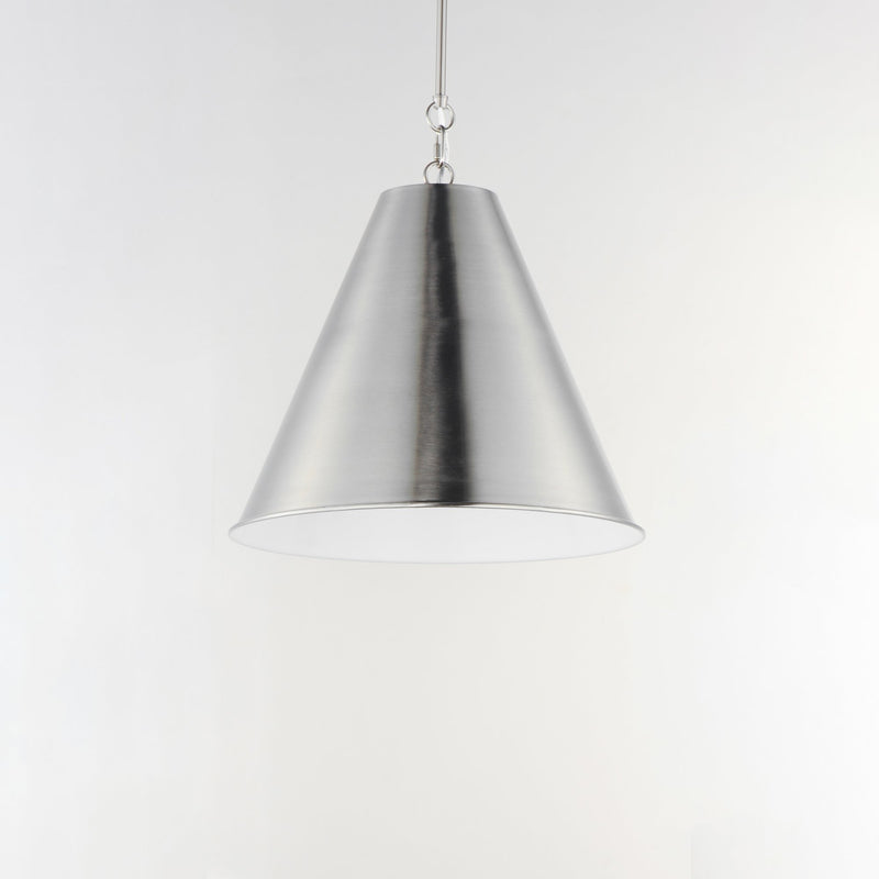 Veritas 18" Pendant in Satin Nickel