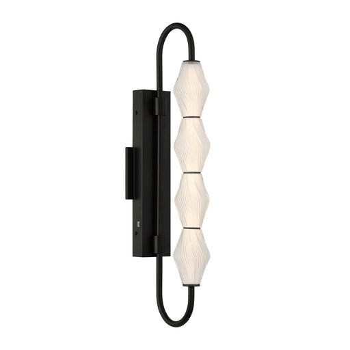 Geode 27" Integrated LED Outdoor Wall Sconce in Matte Black
