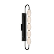 Geode 32" Integrated LED Outdoor Wall Sconce in Matte Black