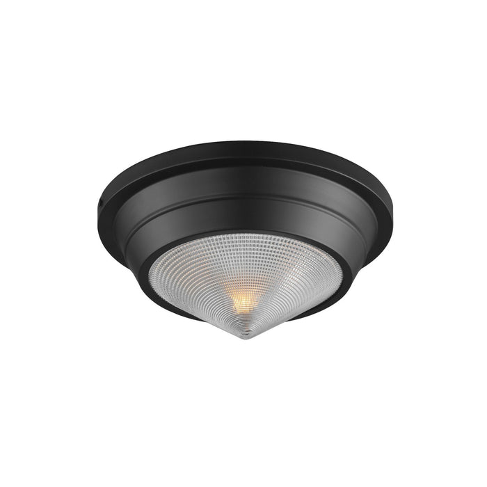 Hargreaves One Light Flush Mount in Black