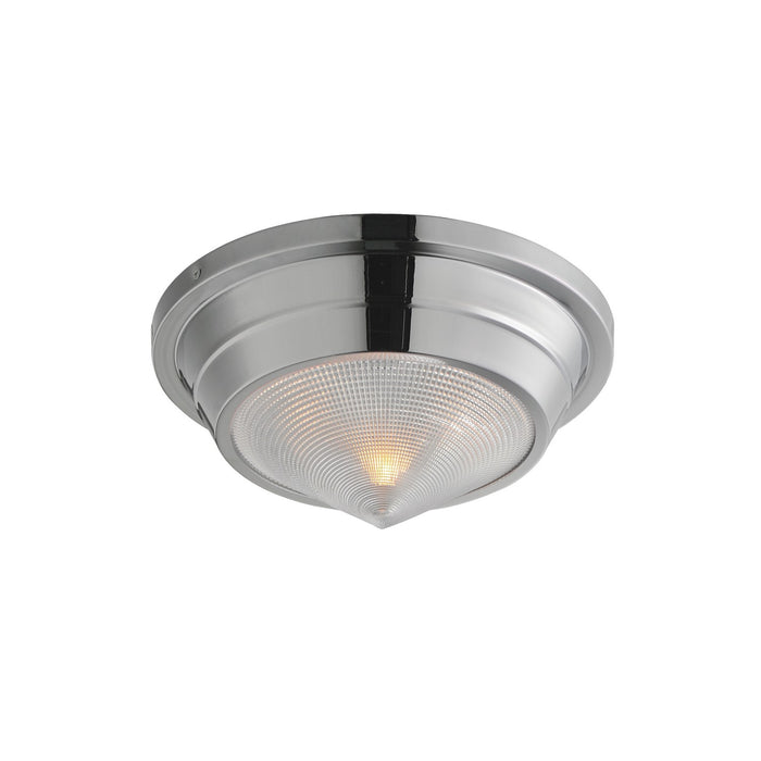 Hargreaves One Light Flush Mount in Polished Nickel