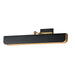 Miles LED Wall Sconce in Black / Natural Aged Brass