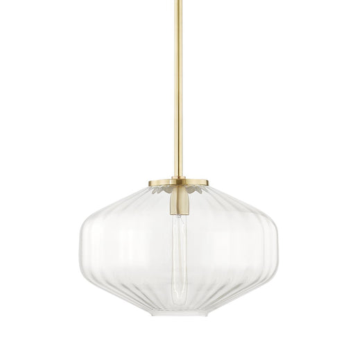 Bennett 18" Pendant in Aged Brass