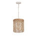Vannerie One Light Pendant in Ecru