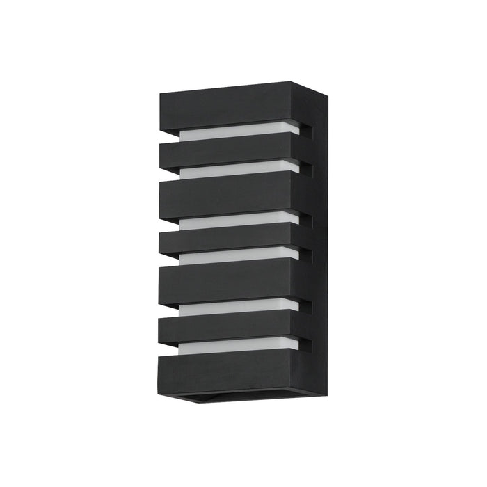 Keyes LED Outdoor Wall Sconce in Black