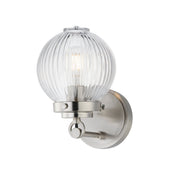 Kasbah 1 Light Wall Sconce in Satin Nickel