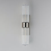 Kasbah 2 Light Wall Sconce in Satin Nickel