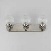 Kasbah 3 Light Bath Vanity in Satin Nickel